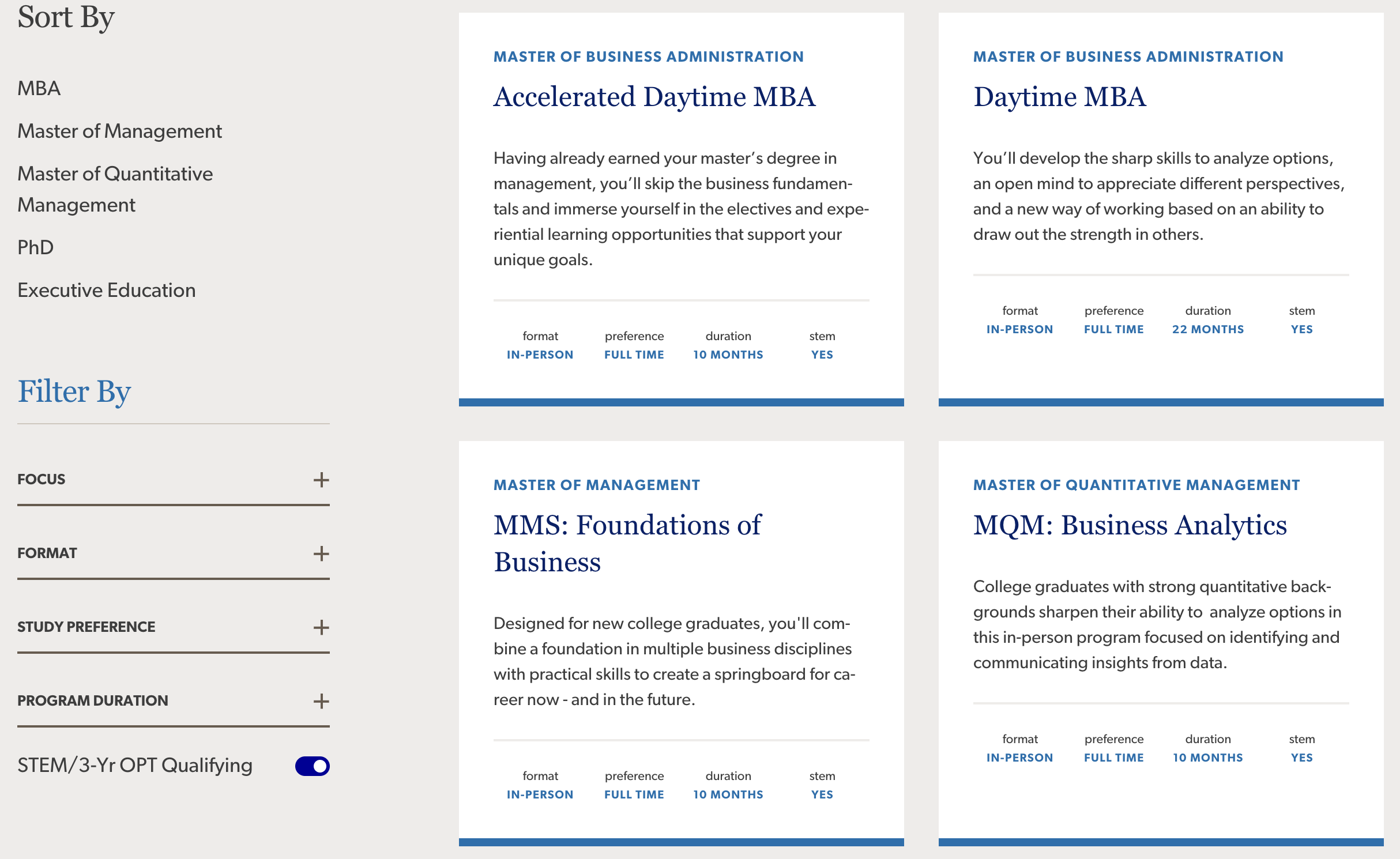 OPTimized. Why STEM MBAs are becoming the top choice for international students and institutions.